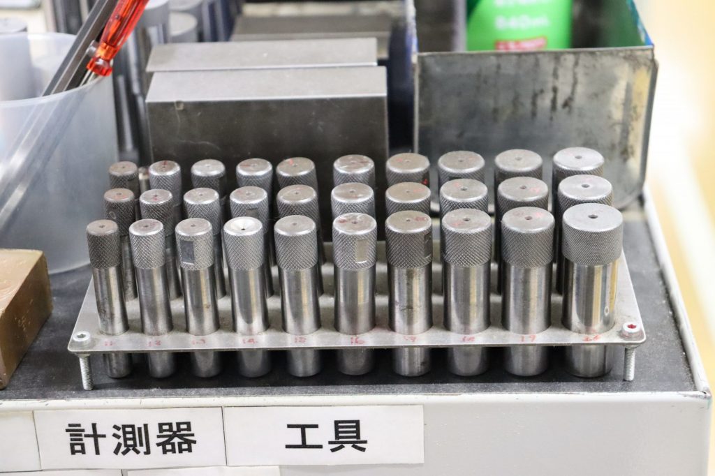 研削した穴の計測器（工具）